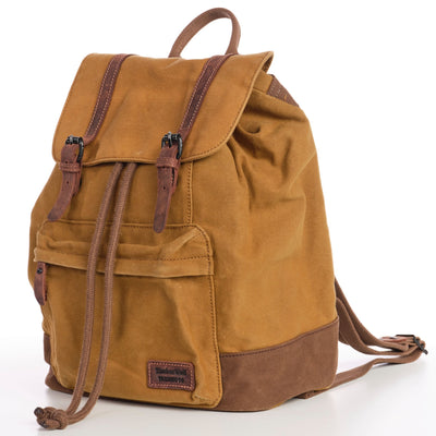 Daypack Vintage Canvas Backpack - Sleepy Panda diaper bag backpack stroller straps changing pad