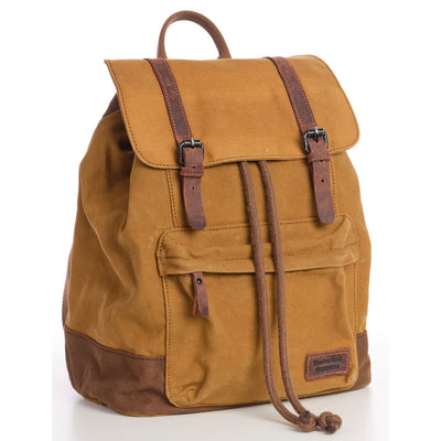 Daypack Vintage Canvas Backpack - Sleepy Panda diaper bag backpack stroller straps changing pad