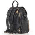 Bailey Vegan Leather Backpack - Sleepy Panda diaper bag backpack stroller straps changing pad
