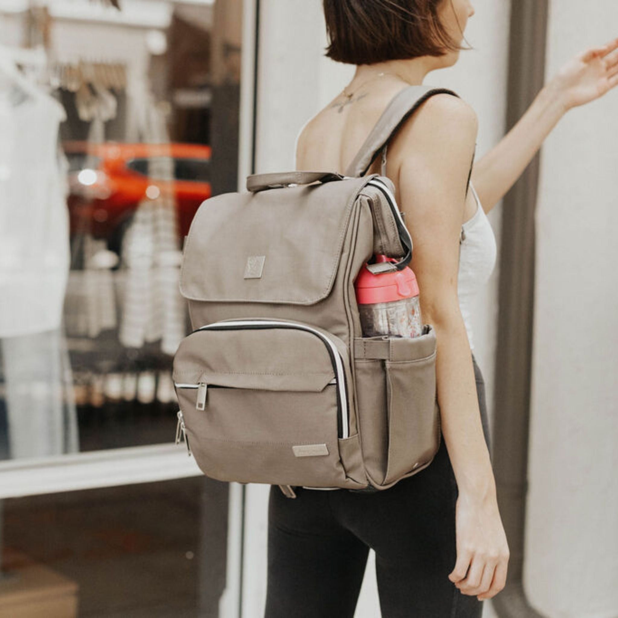 The Kaitlyn - Premium Canvas Diaper Backpack