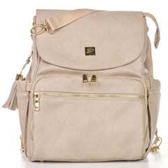 Bailey Vegan Leather Diaper Bag Backpack