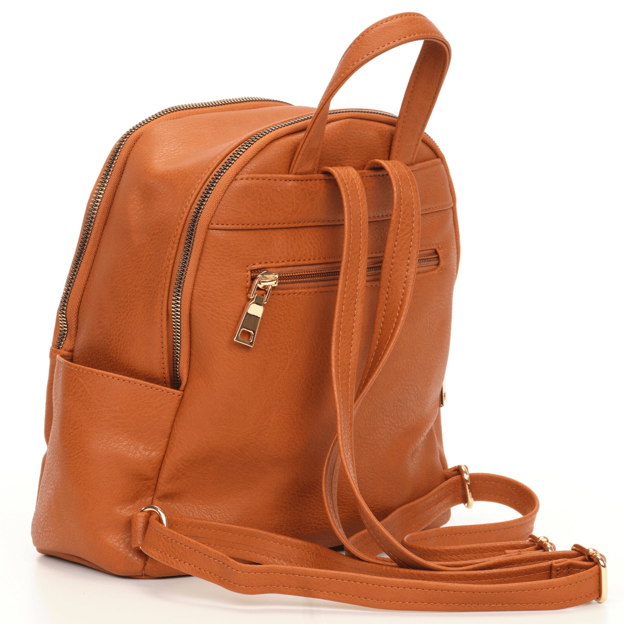 BROMEN Women's Vegan Leather Convertible Backpack Purse