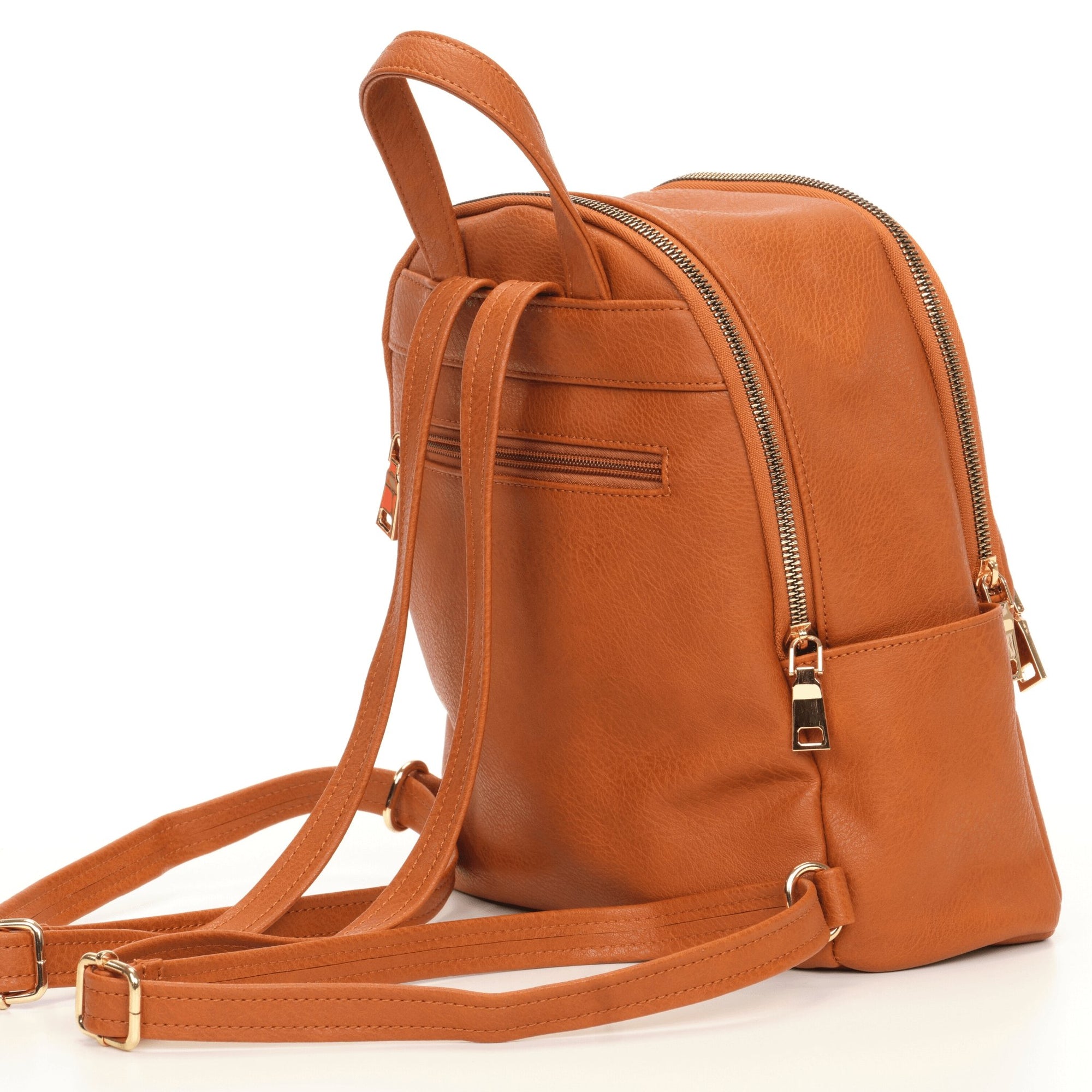 Small Vegan Leather Backpack - La Mère Petite – Azaria