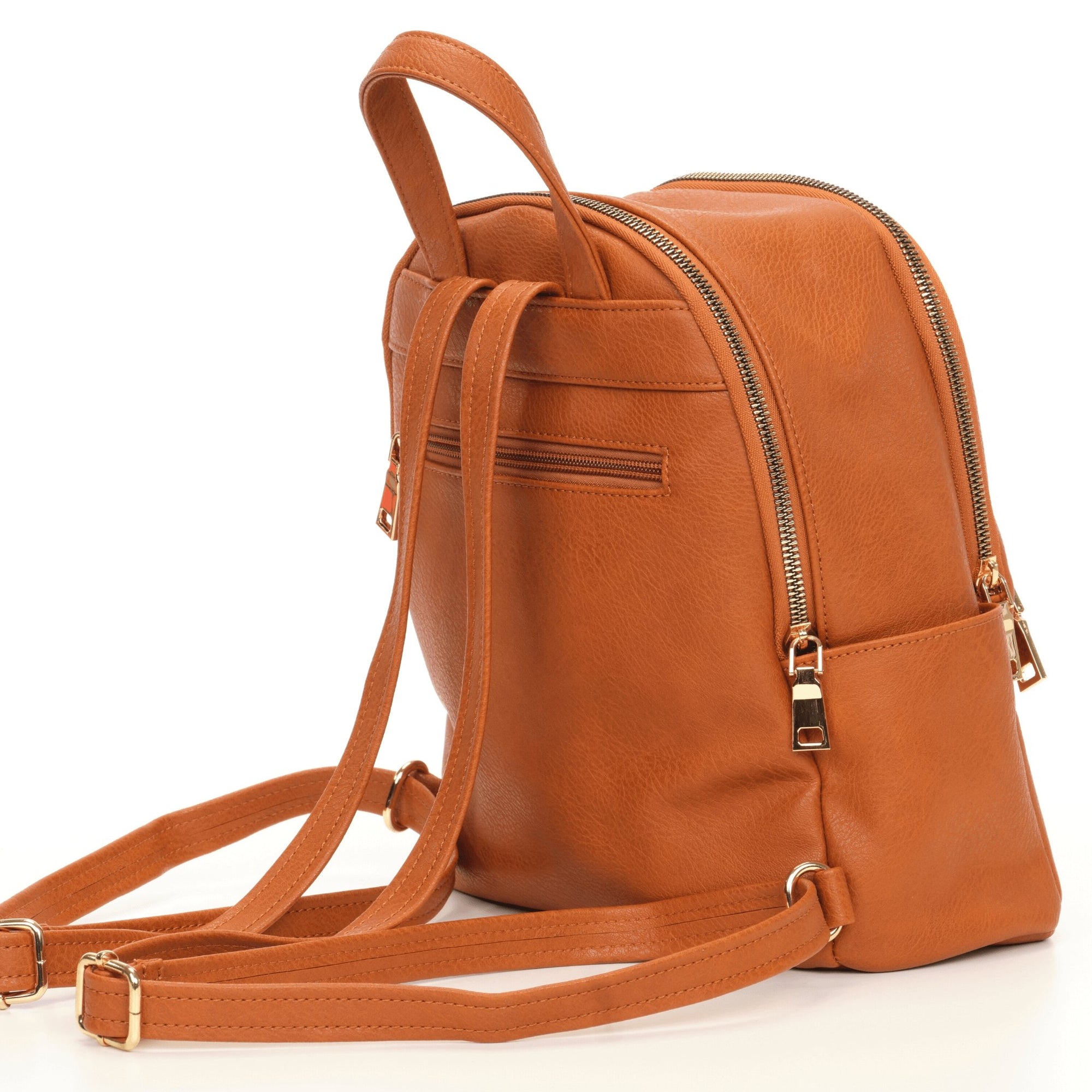Vegan Leather Mini Backpack