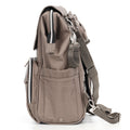 Kennedy Canvas Backpack - Sleepy Panda diaper bag backpack stroller straps changing pad