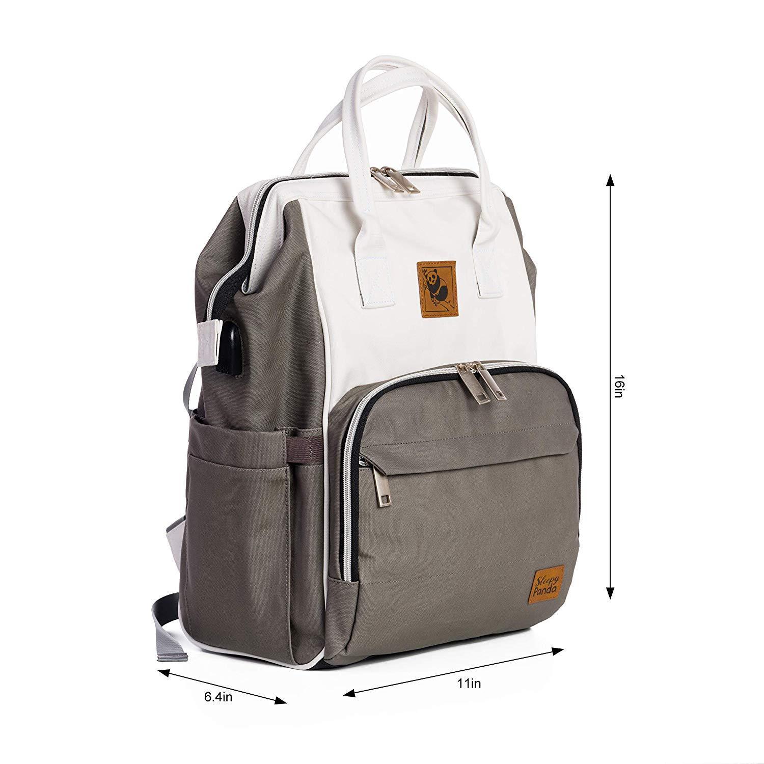 alice unique diaper backpack laptop CALPAK with Sleeve The integrated feet keep your bag from getting wet or dirty anywhere you set it down BIS The Ultimate Diaper Bag