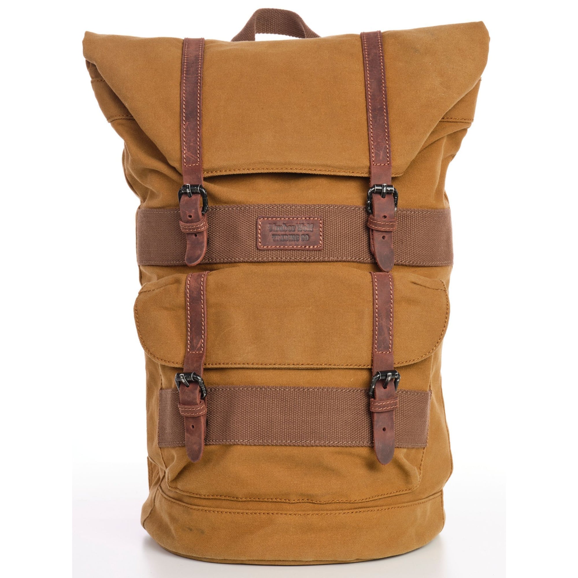 cypress woods leather backpack TimberWolf Rucksack Vintage Backpack