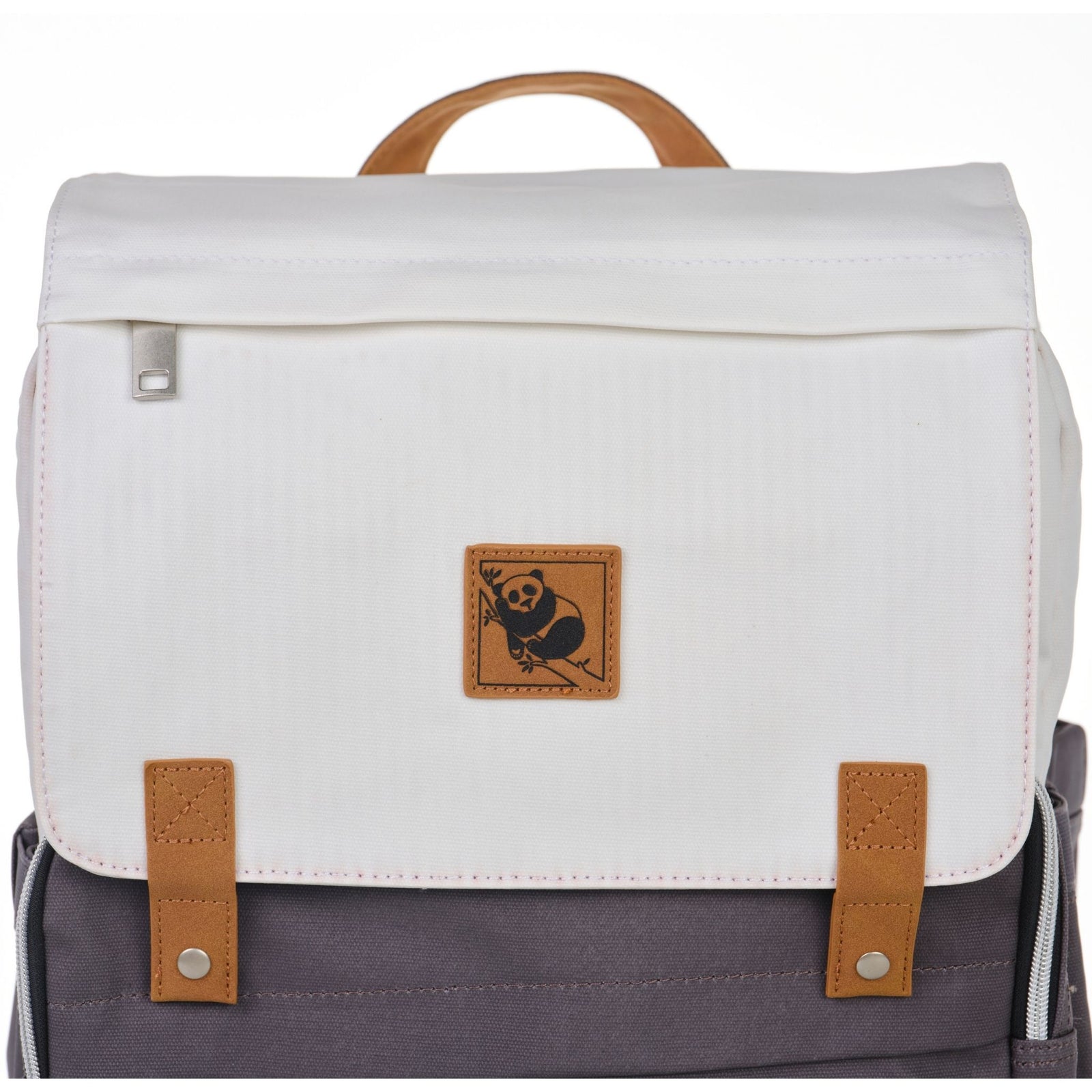 Outlet Kaitlyn Canvas Backpack - Sleepy Panda diaper bag backpack stroller straps changing pad